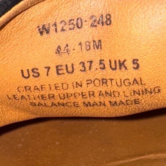 Suede leather Loafers Samuel Hubbard Women's 7 Black Slip On comfort Shoes flats - Picture 6 of 7